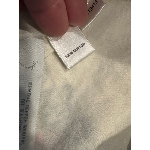 Ann Taylor LOFT Sz 4 Skirt Cotton Floral Cottagecore Preppy Folklore Shabby Chic - Picture 5 of 8